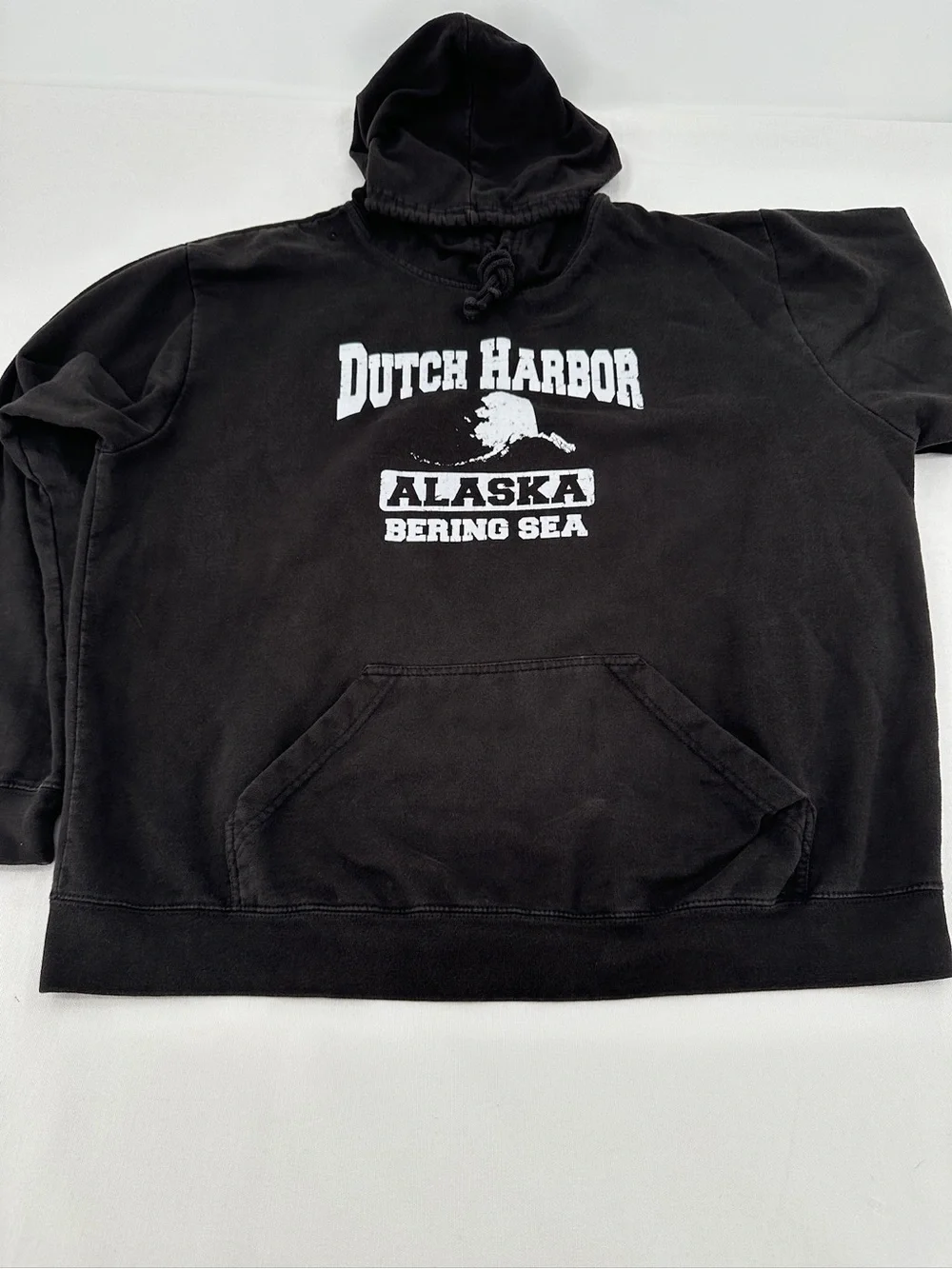 Dutch Harbor Alaska Bering Sea Black Hoodie